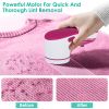 Electric Lint Shaver USB Rechargeable Fabric Clothes Lint Fluff Remover Fuzz Pilling Trimmer Sweater Shaver - Hotpink