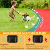 Electric Dog Fence System Pet Tone Shock Boundary Containment Water Resistant Collar Receiver For Small Medium Large Dog - Receiver Only