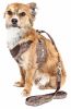 Pet Life Luxe 'Houndsome' 2-In-1 Mesh Reversible Plaided Collared Adjustable Dog Harness-Leash - Large