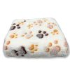 Soft and Fluffy High Quality Pet Blanket Cute Cartoon Pattern Pet Mat Warm and Comfortable Blanket for Cat and Dogs Pet Supplies - White - middle pupp