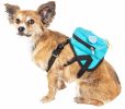 Pet Life 'Waggler Hobbler' Large-Pocketed Compartmental Animated Dog Harness Backpack - Small