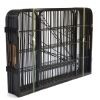 High Quality Wholesale Cheap Best Large Indoor Metal Puppy Dog Run Fence / Iron Pet Dog Playpen - Black