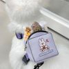 Pet Harness And Leash Set For Dog & Cat; No Pull Dog Vest Harness With Backpack; Cute Dog Leash - Lavender - S