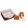 Cuddler Pet Bed - Soft and Comforting - brown - M