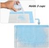 ScratchMe Super-Absorbent Waterproof Dog and Puppy Pet Training Pad; Housebreaking Pet Pad; 100-Count Extra Small-Size; 13''X17.7''; Blue - as Pic