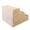 3 Steps Pet Stairs for Dogs and Cats  - beige