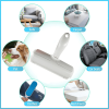 Pet Hair Roller Remover Lint Brush 2-Way Dog Cat Comb Tool Convenient Cleaning Dog Cat Fur Brush Base Home Furniture Sofa Clothe XH - default