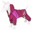 Dog Helios 'Namastail' Lightweight 4-Way Stretch Breathable Full Bodied Performance Yoga Dog Hoodie Tracksuit - Pink - Large