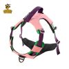 Pet chest sling Explosion-proof punch dog sling Dog leash dog rope pet supplies - AN6-pink-L