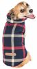 Pet Life 'Allegiance' Classical Plaided Insulated Dog Coat Jacket - Blue - Small