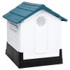 Dog House Blue 22.4"x26.8"x26" Polypropylene - Blue