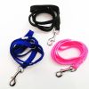 1pcs Adjustable Dogs Leash Pets Noose Loop Lock Clip Rope Cats Grooming Table Accessories Arm Bath Nylon Restraint Ropes Harness - pink