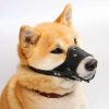 Dog mouth mask; anti-barking; anti-bite; dog mouth cover; puppy medium and large dogs; small dog masks; teddy golden retriever barker - Black muzzle -