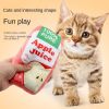 cat and dog paper making vocal toy; tear resistant paper making toys; soft machine washable plush dog toy - Fresh Shrimp Flavor with Potato Chips (Blu