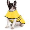 Reflective Dog Raincoat Hooded Slicker Poncho for Small to X-Large Dogs and Puppies; Waterproof Dog Clothing - Safety Orange - X-Large