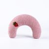 Cat U-shaped pillow protection cervical vertebra deep sleep pet pillow dog cat pillow dog dog toy cat toy - Pink - 24*20*7cm