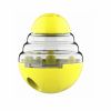 Tumbler Dog Leaky Dog Leaky Ball Bite-resistant Puzzle Training Dog Toy Pet Cat Toy Cat Feeder dog feeder - yellow