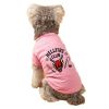 Pet Dog Halloween Cosplay Crewneck Bull T-shirts - Pink bullS