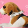 Pet Supplies Dog Collar Alloy Buckle Dog Chain Cat Necklace Size Adjustable for Small and Medium-sized Dog Collars Dog Supplies - pink - 30cm