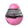 Tumbler Dog Leaky Dog Leaky Ball Bite-resistant Puzzle Training Dog Toy Pet Cat Toy Cat Feeder dog feeder - Pink