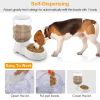 3.5L/1gal Pet Feeder Self-Dispensing Gravity Pets Food Dispenser - Beige