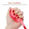 Lightweight Rubber Training Lovely Pet Pat Dog Toy Stick Correct Bad Habits Dogs Whip Trainer Punishment Device Dogs Accessories - Orange - 62cm