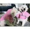 Dog Raincoats for Large Dogs with Reflective Strip Hoodie; Rain Poncho Jacket for Dogs - D4-Pink - [S/M]