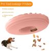 Pet Funny Misfeed Frisbee Toy Bite resistant Molar Pet Dog Chew Bite tpr Dog Interactive Toy dog toy - green