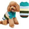 Horizontal Two-Legged Pet Warm Knit Striped Color Knit - BluestripeS