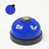 Pet Toy Training Called Dinner Small Bell Footprint Ring Dog Toys For Teddy Puppy Pet Call - Sapphire