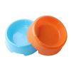 1Pc High Quality Solid Color Pet Bowls Candy-Colored Lightweight Plastic Single Bowl Small Dog Cat Pet Bowl Pet Feeding Supplies - yellow - M