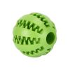 Dog Squeaky Ball Toy; Pet Chew Toy For Dog; Tooth Cleaning Ball Bite Resistant Pet Supplies - Green - 2.0Inch