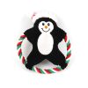 Christmas pet plush toys dog voice toys grinding teeth resistant toys cat toy cartoon cotton rope toy - Red