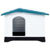 Dog House Blue 35.6"x26.8"x26" Polypropylene - Blue