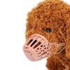 Pet Dog Adjustable Mask Bark Bite Mesh Mouth Muzzles for Small Medium Large Dogs Anti Stop Chewing Pets Dogs Accessories - as the picture - 4