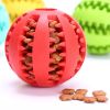 Dog Squeaky Ball Toy; Pet Chew Toy For Dog; Tooth Cleaning Ball Bite Resistant Pet Supplies - Green - 2.7Inch