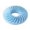 Pet Funny Misfeed Frisbee Toy Bite resistant Molar Pet Dog Chew Bite tpr Dog Interactive Toy dog toy - blue