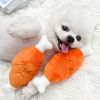 Double-bone Chicken Leg Plush Toy Vocal Connotation BB Pet Dog Cat Toy Supplies.dog chew toy - Carrot Toy