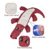 Dog Toys For Small Large Dogs Animal Shape Plush Pet Puppy Squeaky Chews Bite Resistant Cleaning Teeth Toy Pets Accessories #P5 - Red