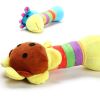 Funny Lion Giraffe Panda Shape Dog Toys Bite Resistant Short Plush Small Large Dog Squeaking Sound Toys Pet Supplies - as the picture