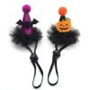 Dog Hat Pet Halloween Hat Cat Hat Accessories Pet Headgear Christmas Halloween Hat Adjustable Dog Accessories Halloween - purple