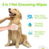 Pet Faves Dog Wipes for Paws and Butt - 80 wipes