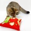 cat and dog paper making vocal toy; tear resistant paper making toys; soft machine washable plush dog toy - Chips taste (red)