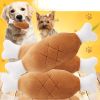 Double-bone Chicken Leg Plush Toy Vocal Connotation BB Pet Dog Cat Toy Supplies.dog chew toy - Carrot Toy