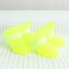 Dog Adjustable Straps & Waterproof Outdoor Booties For Snow & Rain - Fluorescent Yellow - M