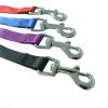 1pcs Adjustable Nylon Dog Leash and Harness Set for Small Dogs and Cats Plain Dog Chest Strap Leash Pet Leash - as the picture