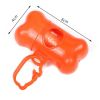 Pet Waste Bag Dispenser For Dog Waste Bag Holder Plastic Garbage Bag Dispenser Carrier Case Dog Pet 10 Roll Waste Poop Bags - as the picture - random