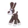 Dog Squeaks Toys; Plush Chewing Toys; Puppy Chewing Toys; Cute Animal Shaped Toys For Dogs - Gray Donkey