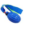 TPR Sounding Ribbon Ball Molar Bite-resistant Dog Toy Ball Training Webbing Pet Supplies - Blue