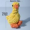 1pc Duck Shaped Pet Knot Toy; plush dog chew toy - Yellow Duck